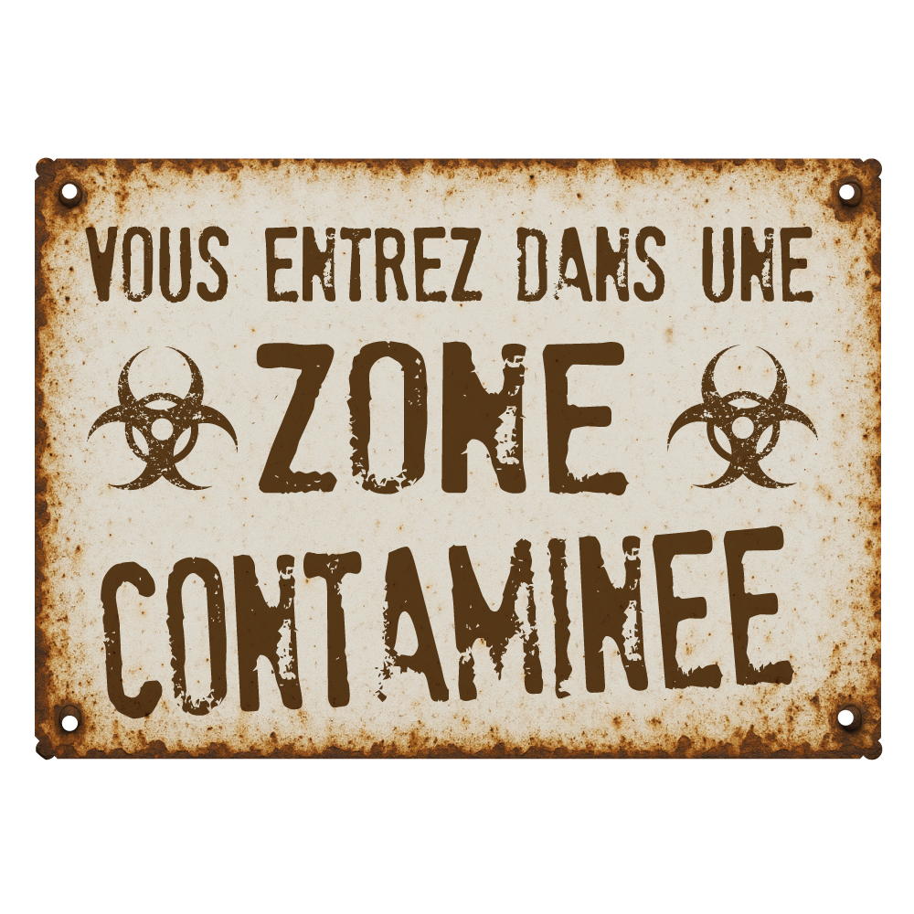 plaque de rue humoristique