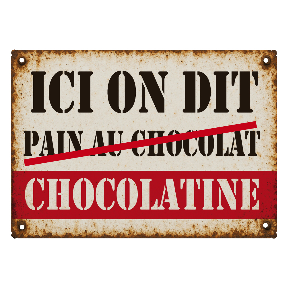 plaque de rue humoristique