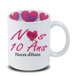 Mug anniversaire de mariage