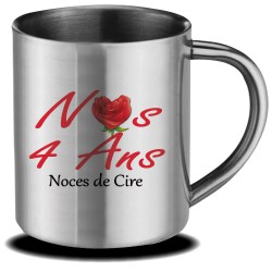 Mug inox anniversaire de mariage