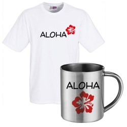 lot cadeau tee shirt et mug