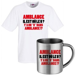 lot cadeau tee shirt et mug