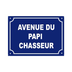 plaque de rue humoristique