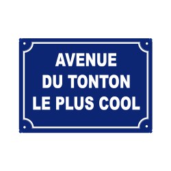 plaque de rue humoristique