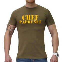 tee shirt  bchef papounet fete des pères