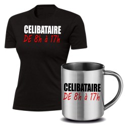 lot cadeau tee shirt humoristique femme et mug