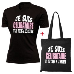 tote bag et t-shirt humoristique femme