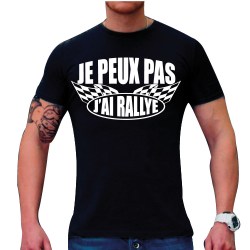 tee shirt je peux pas j'ai rallye