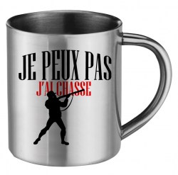 Mug inox humoristique chasse 