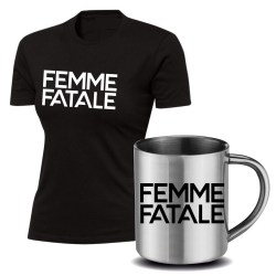 lot cadeau tee shirt humoristique femme et mug