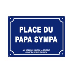 plaque de rue humoristique