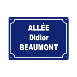 PLAQUE de rue DIDIER BEAUMONT