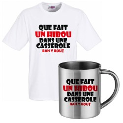 lot cadeau tee shirt et mug