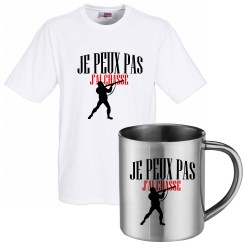 lot cadeau tee shirt et mug Chasse