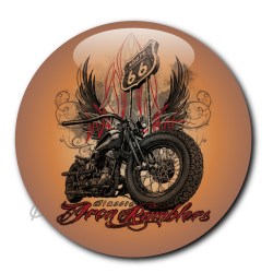 Badge pin's bobber choppers route 66