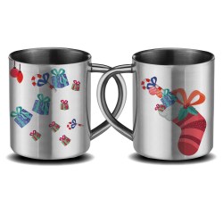 Mug en inox de noël