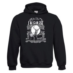 sweatshirt à capuche kaki chasseur