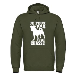 sweatshirt à capuche chasseur