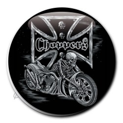 Badge pin's bobber choppers custom bike