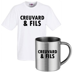 lot cadeau tee shirt et mug