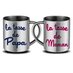 Mug fête des pères inox cadeau fêtes des pères en inox