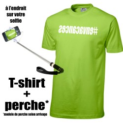 pack cadeau tee shirt et perche selfie