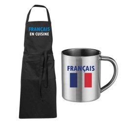 lot cadeau Tablier et mug