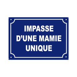 plaque de rue humoristique