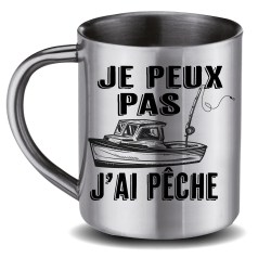 Mug inox pêche