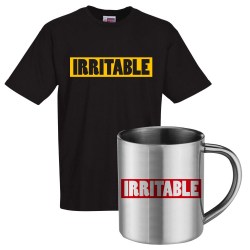 lot cadeau tee shirt et mug inox