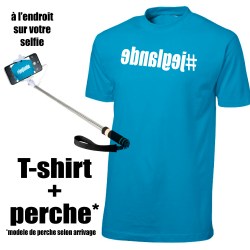 pack cadeau tee shirt et perche selfie