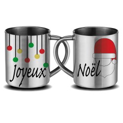 Mug en inox de noël