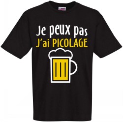 tee shirt JE PEUX PAS J'AI PICOLAGE