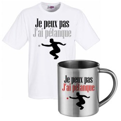 lot cadeau tee shirt et mug inox