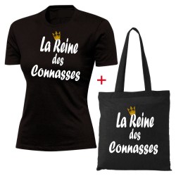 tote bag et t-shirt humoristique femme