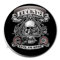 Badge pin's bobber choppers custom bike