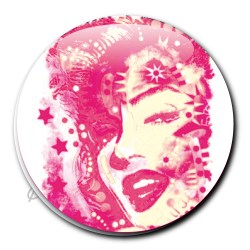 Badge pin's marilyn monroe