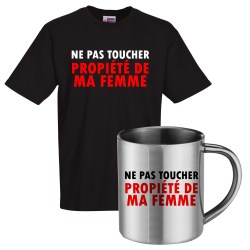 lot cadeau tee shirt et mug