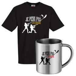 lot cadeau tee shirt et mug Chasse