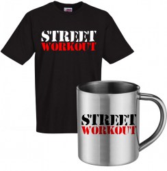 lot cadeau tee shirt et mug inox