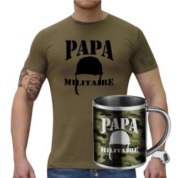 lot cadeau tee shirt et mug inox