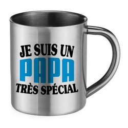 Mug fête des pères inox cadeau fêtes des pères en inox