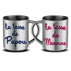 Mug fête des pères inox cadeau fêtes des pères en inox