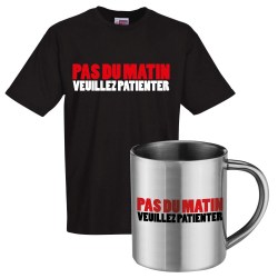 lot cadeau tee shirt et mug