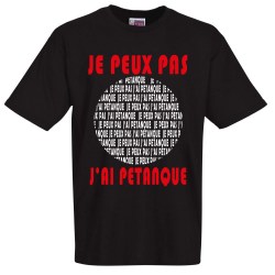 tee shirt humoristique pétanque