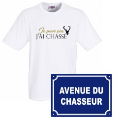 lot cadeau tee shirt plaque de rue