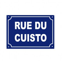 plaque de rue humoristique