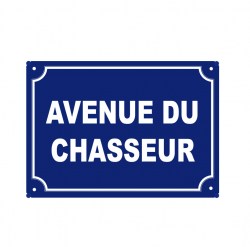 plaque de rue humoristique