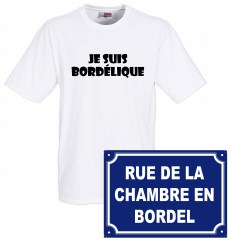 lot cadeau tee shirt plaque de rue