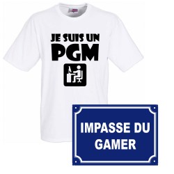 lot cadeau tee shirt plaque de rue